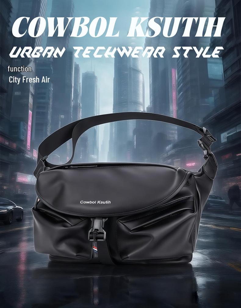 Unisex Large Capacity Oxford Cloth Crossbody Travel and Commuter Bag
