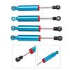 4pcs RC Shock Absorber 100mm Damper with Internal Spring for SCX10 110 RC Crawler Car Blue