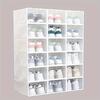 15pcs Transparent Shoe Storage Boxes - Space-Saving Foldable Shoe Organizer, for Sneakers, Boots, and Shoes - Pp Material, Shoe Storage Organizer