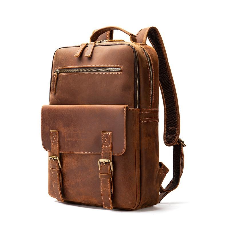 Vintage Men's Backpack Large Capacity Bag Computer Backpack Outdoor Travel Men's Bag