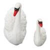 2pcs Small Resin Swan Ornaments Resin Cake Topper Set Swan Decorations  Garden Pond Use