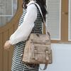 Vintage Women's Backpack PU Dual-purpose Shoulder Bag Large Capacity Commuter Backpack