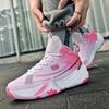 Men's Basketball Shoes Breathable Cushioning Non-Slip Wearable Runing Shoes Gym Training Athletic Basketball Sneakers for Women