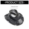 LEDS Cowboy Hats Fashionable Jeans Hat Adjustable Brightness Hat Flashing Model Hat for Camping and Running