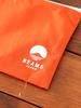 Beams Japan Logo Flat Pouch, Large, Orange, Free Size