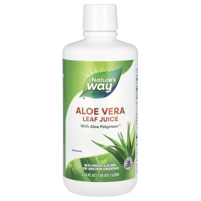 Aloe Vera Leaf Juice, Unflavored, 1L (33.8Fl Oz)