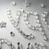 3D Gift Wrapping Stickers Love Heart Star Pattern DIY Packing Stickers  for Gift Box Decoration