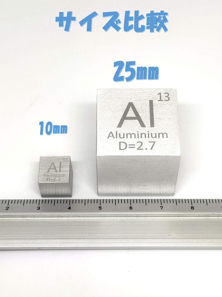 Elemental Aluminum Marking Normal Specimen (25mm Cube, A, Face)