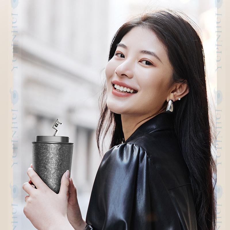 Titanium Coated Thermos Coffee Tea Tumbler Stainless Steel Insulated Car Thermal Mug Portable Cup Water Bottle Ti Vacuum Flasks