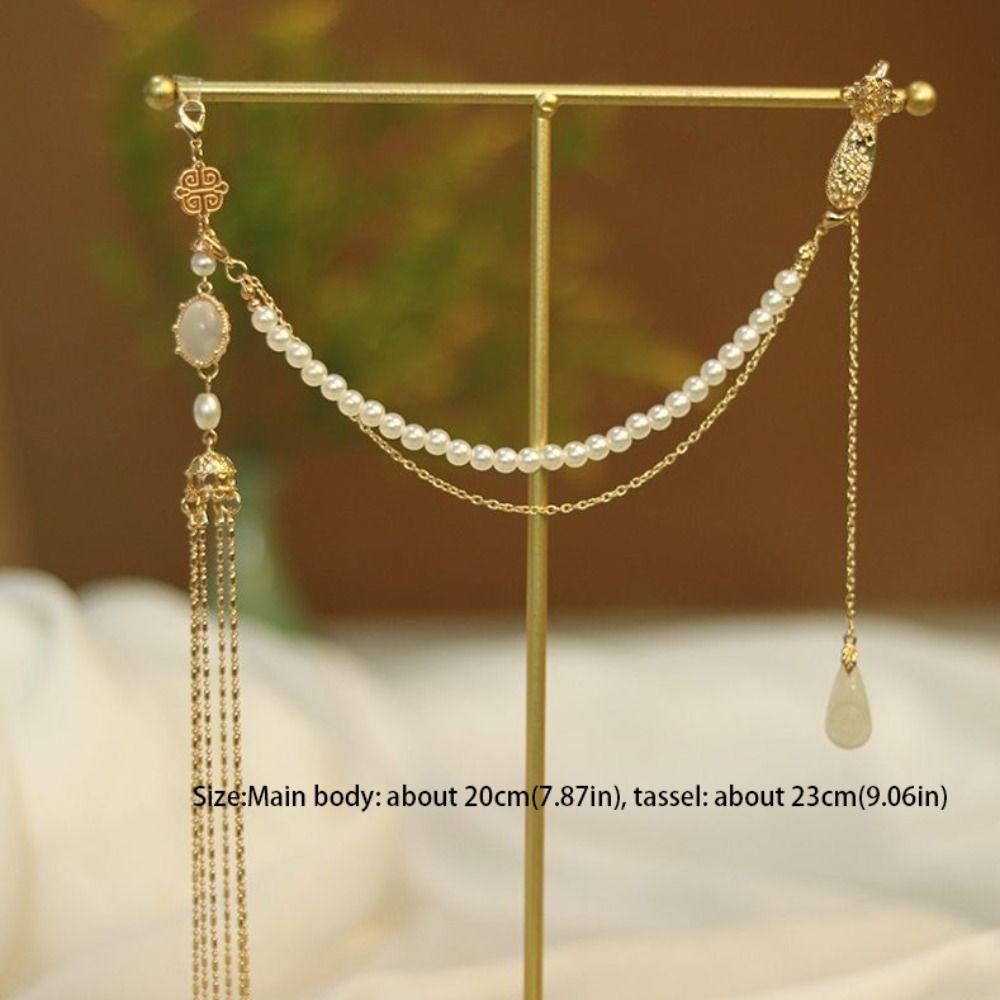 Long Hanging Tassel Chinese Style Brooch Fashion Jewelry Cheongsam Accessories  Outdoor
