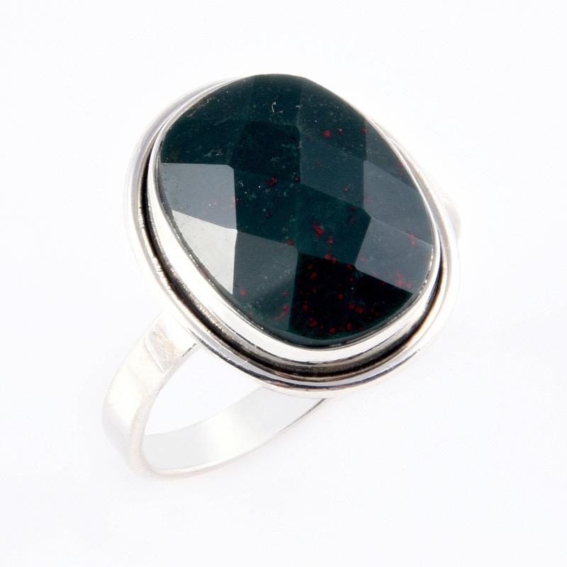 Natural Bloodstone Gemstone Handmade 925 Sterling Silver Jewelry Ring S.10 i7u73