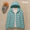 New Women Thin Down Jacket White Duck Down Ultralight Jackets Autumn And Winter Warm Coats Portable Outwear