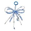 Delicate Acrylic Bowknot Keychain Charm Practical Beads Phone Pendant Unique Bag Pendant Present for Fashion Lover