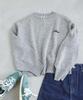 ROPE PICNIC Knit Pullover Logo Embroidered Knit GDM64000 Light Gray [WEB Exclusive] Mid-Gauge Pullover/Anti-Static/Machine Washable, Women's (08)