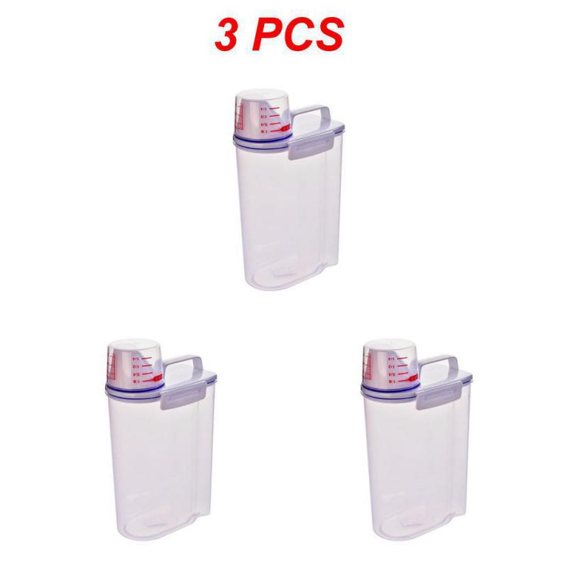 1/3 Stück Universelle Aufbewahrungsbox mit hoher Kapazität Haushalt Dichtung Küche Getreide Vorratsglas Zart Langlebig Für Lebensmittelaufbewahrung Heimwerkzeug