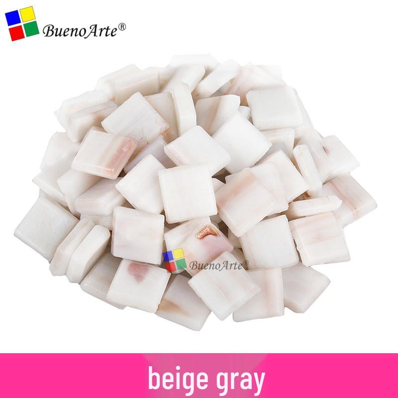 260 Stück 1 cm Transparente Eisjade Mosaik Glasperlen für DIY Kerzenhalter Basteln