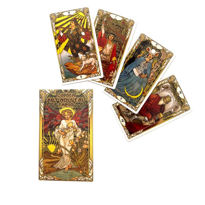 Smith Flower Shadow Transparent Gold Spirit Eye Tarot Card