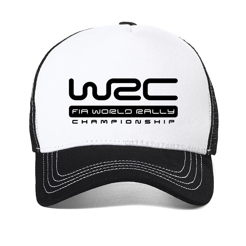Mistrovství světa v rallye WRC Baseballová čepice Módní Cool WRC Klobouk Unisex Nastavitelný Snapback klobouk letní Síťovina prodyšné klobouky