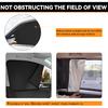 QUICTO Car Window Sun Shades, Universal Interior Accessories - Double-Sided Black (4Pcs)