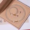 Elegante Collana di Perle di Conchiglia Profonda - Perfetto Regalo per la Festa della Mamma