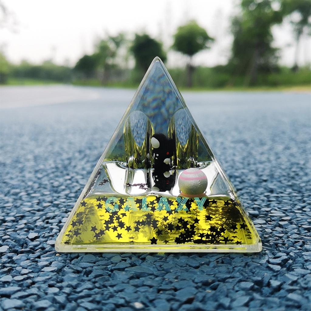 

Акриловый пенал для ручек в виде пирамиды астронавта Quicksand, декор для домашнего офиса чёрный