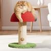 Mushroom Cat Climbing Frame Pet Toy Scratching Board Mushroom Grinding Claw Cat Scratching Board Vertical Cat Scratching Column
