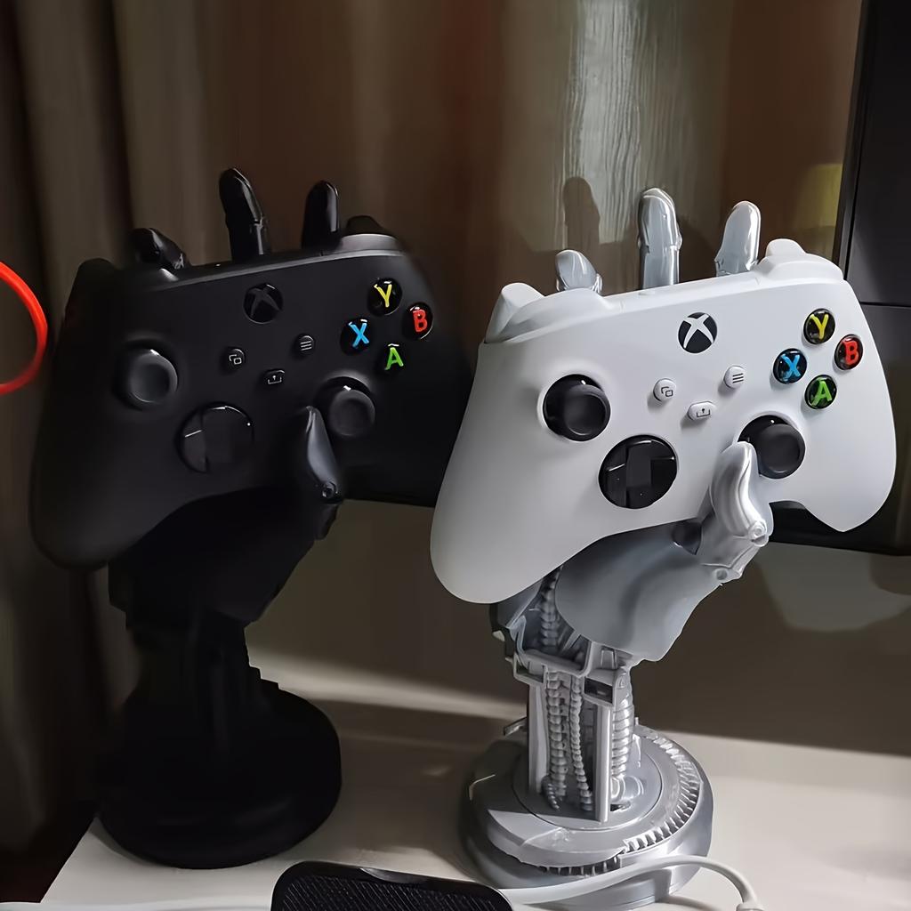 1 Stück Cyberpunk 3D-gedruckter Gamecontroller-Ständer, Multifunktionaler Desktop-Organizer für Controller und Handys, Ideales Geschenk für Gamer, Weihnachtsgeschenk