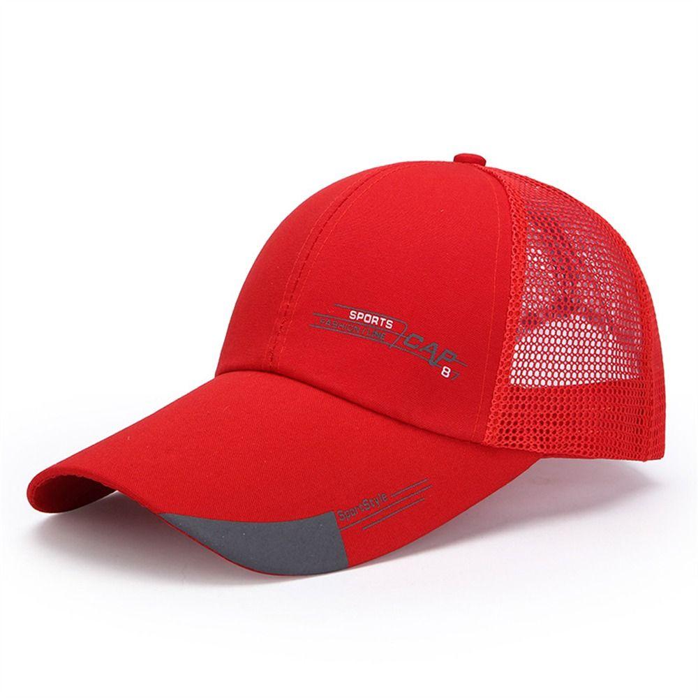 Breathable Baseball Cap Adjustable Sports Hat Casual Mesh Hat  Cycling Running