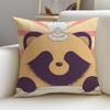 you and the rain tanukiS Cushion Cover Breathable and skinfriendly linen pillowcase square removable and washable cushion