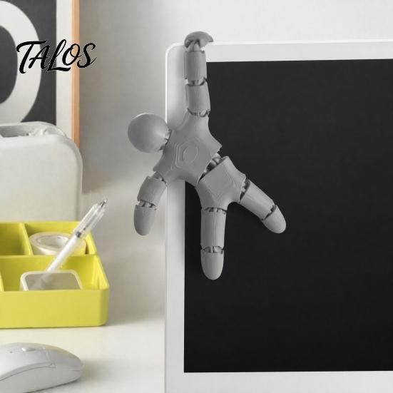 Desktop Decompression Toy 3D Printed Articulated Figure, Movable Joints Figurine, Compact Small Robot Desk for Kids Adults, Stress Relief Fidget Home