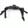 Exquisite Workmanship Easy-operating Red Eyes Black Spider Decor Horrific Black Spider Toy for Festival