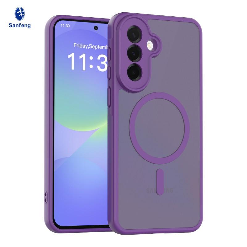 Suitable A37 Magnetic Phone Case A17 Matte Galaxy A57 Drop Resistance Protective Cover