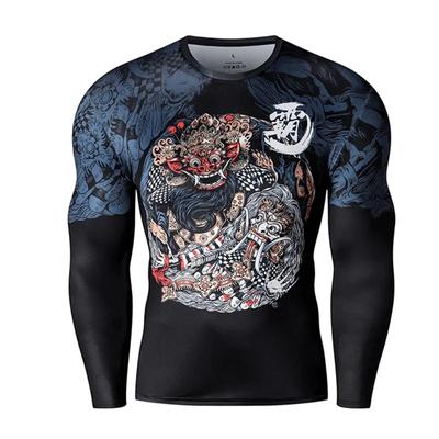 Herren Sommer Herbst Casual 3D Druck Langarm T-Shirt Schwarz O Hals Slim Fit Männliche Grafiken Tees Top Hombre Ropa Fitness T-shirt