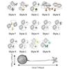 2PCS Fine Mesh Butterfly Bee Chain Tea Infuser Stainless Steel Tea Strainer Tea Filter Ball  Cooking