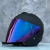 3/4 Open Face Helmet Ram4 Matte Black Motorcycle Helmet Summer Men and Women Jet Scooter Motobike Half Helmets Cascos Para Moto