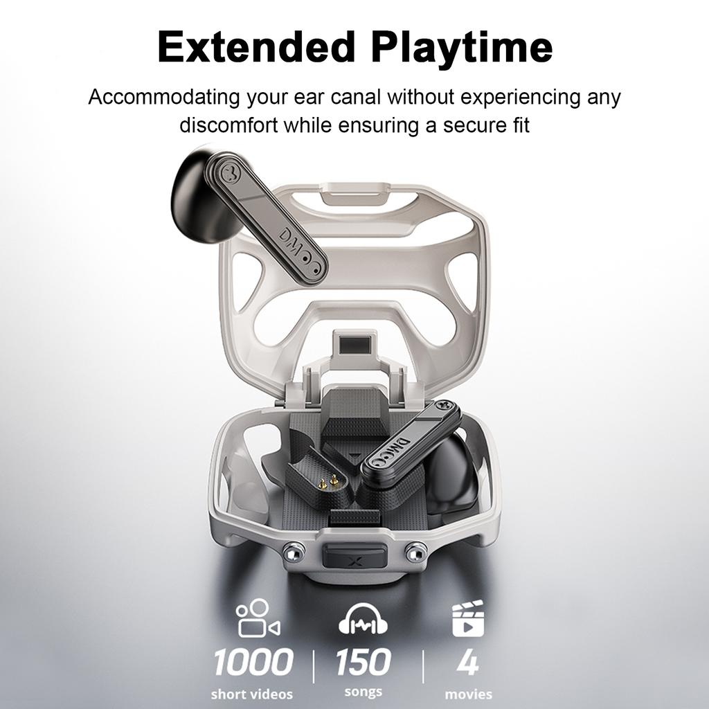 BT 5.3 Wireless Headphones Mini Smart  Sport Headset Earbuds