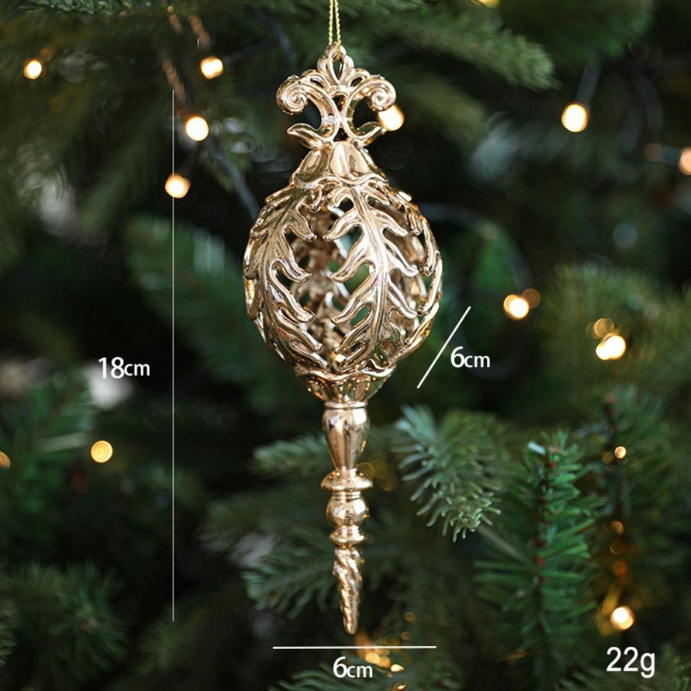 Plastic Angel Xmas Pendants Snowflake Christmas Tree Ornaments for Home