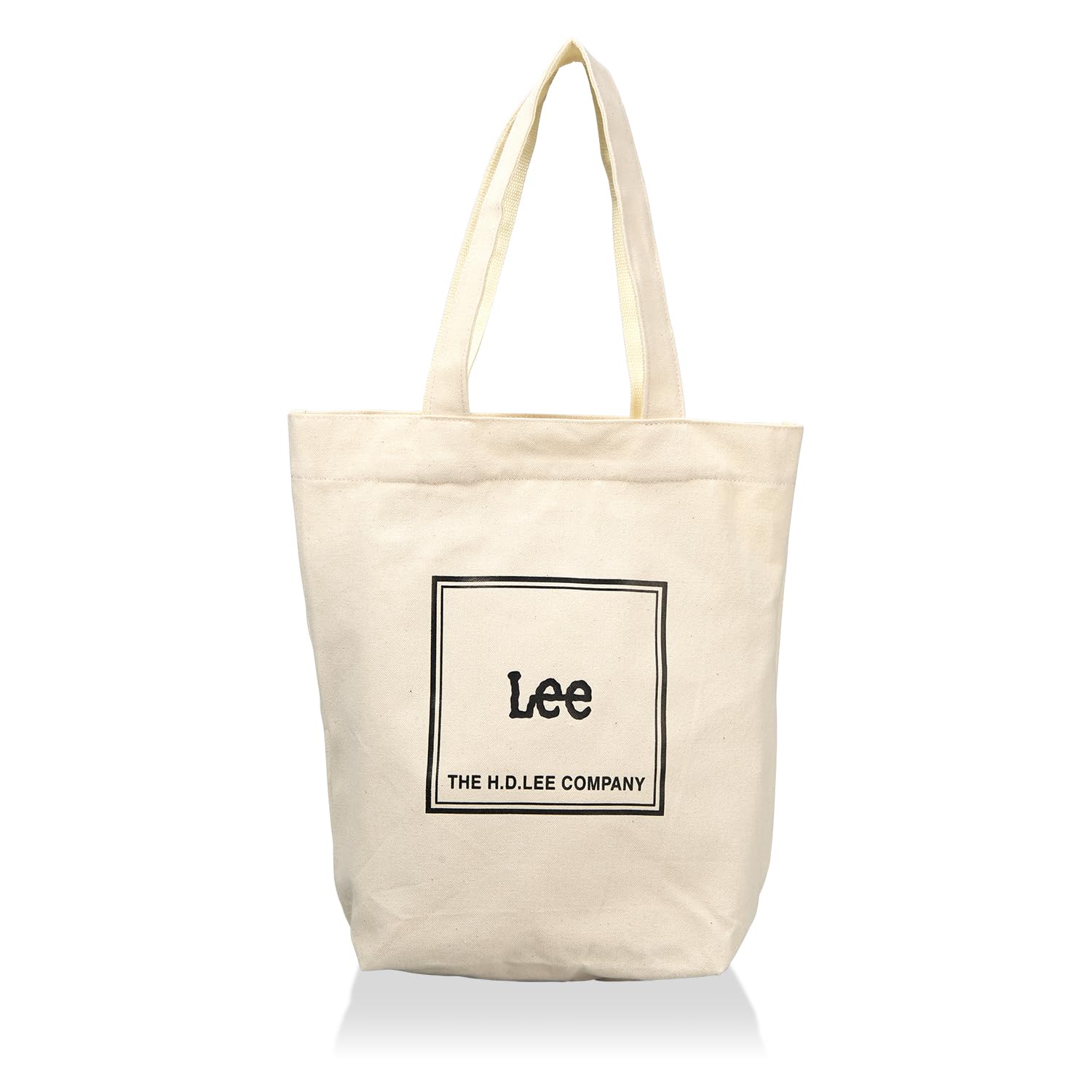 

elf Canvas Tote Bag, Lightweight, Large Capacity, Perfect for School, Commuting, Leisure, and Town Use, 320-1350, White