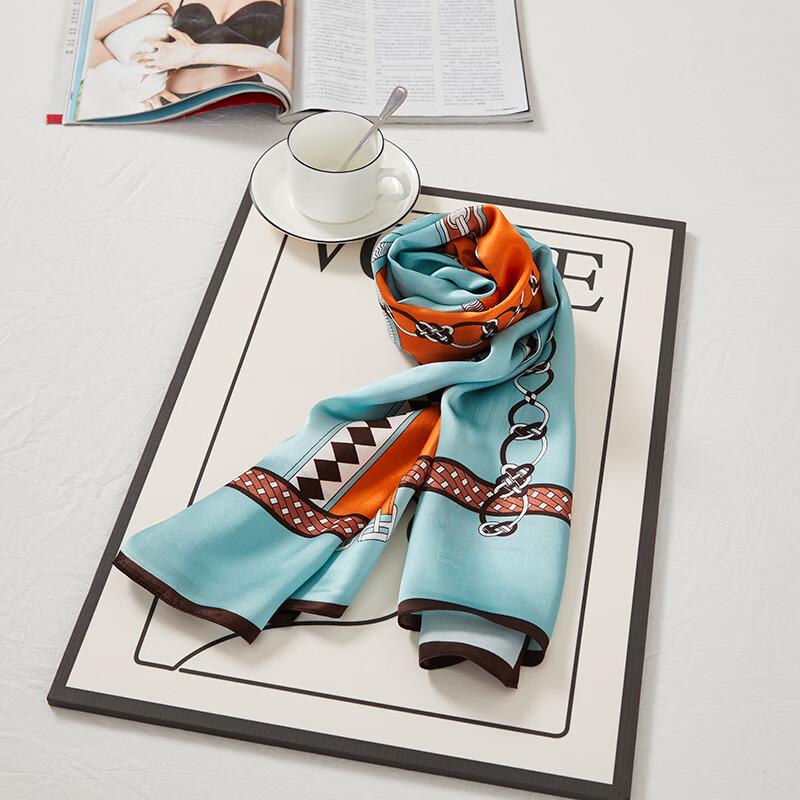 Hengyuanxiang Women's Mulberry Silk Shawl Scarf