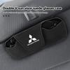 Car Sunglasses Protect Storage Cases Sun Visor Glasses Box Accessories For Mitsubishi Outlander Pajero Sport Lancer EX ASX L200
