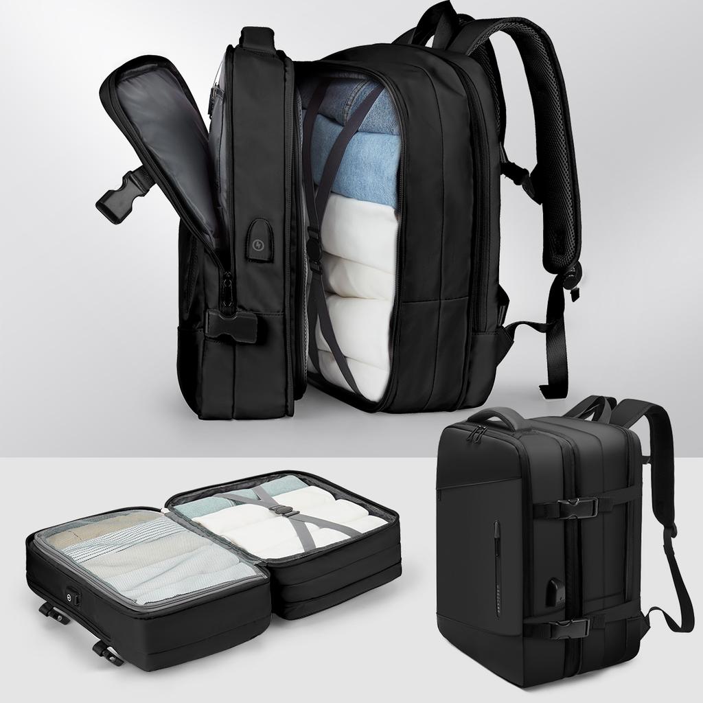 Approved Travel Backpack Men Women Business Backpack School Expandable Bag Large Capacity 17''Laptop Waterproof Fashion Backpack