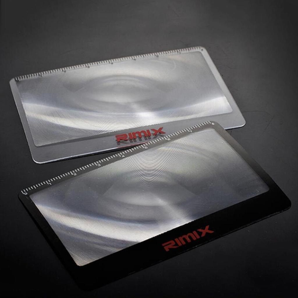 Card Size 3x Magnifying Glass, Reading Magnifying Glass Has 3x Lens Pocket