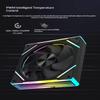 12Cm Argb 4 Pin Computer Case Fan Quiet Cooling 12V Large Air Volume 800-1600Rpm For Desktop Gaming Pc Build