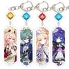 Anime Sleutelhanger Linnea Flins Durin Mualani Furina Arlecchin Sleutelhanger Accessoires Genshin Impact Schattige Tas Hanger Sleutelring Cadeau