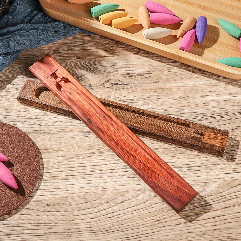 Home Spa Holz Retro Stil Aromatherapie Basis Druckentlastung Brenner Stäbchen Räucherstäbchenhalter