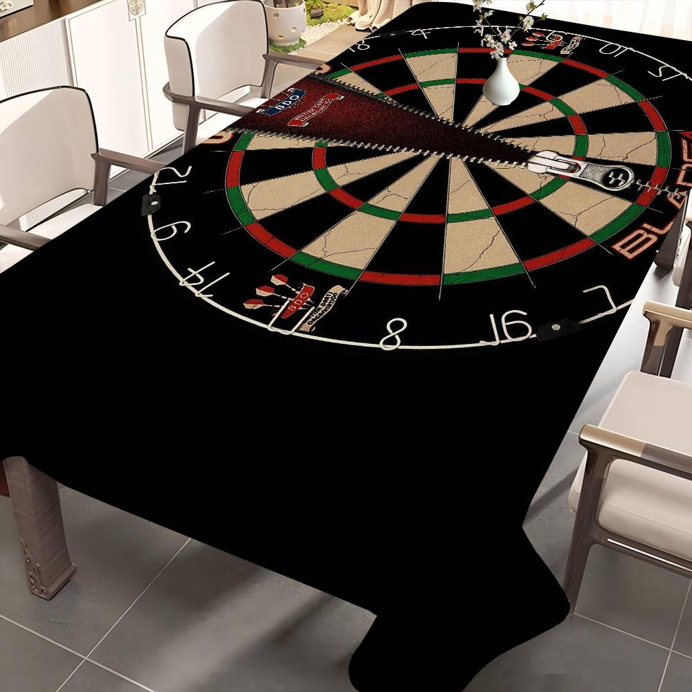 Speelkamer Dart Rechthoekige Tafelkleed Tafel Decoratie Herbruikbaar Waterdicht Keuken Eetkamertafelkleed Feestdecoratie 150x240cm