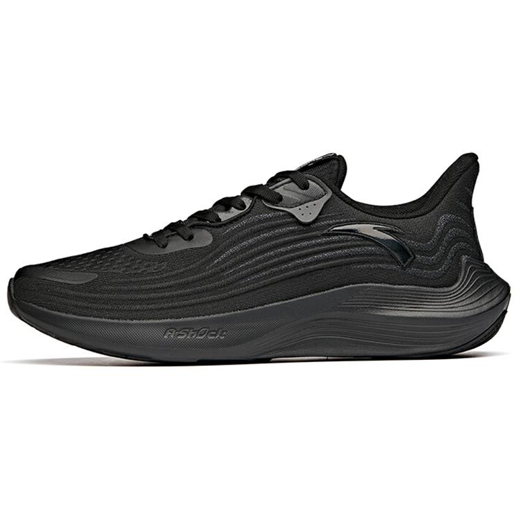

New Anta DuCi1 Shock Absorbers Slip Resistant Abrasion Resistant Lightweight Low top Running Shoes Men s Black 112115520-1 39