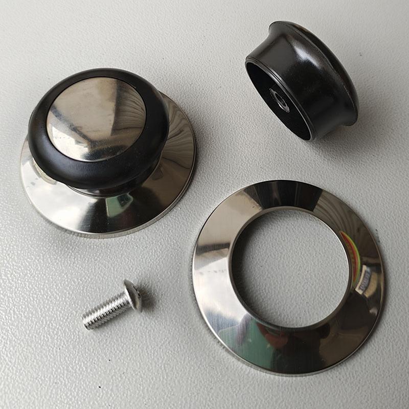1 szt. Zamienny uchwyt gałki do szklanej pokrywki Uchwyt gałki Stal nierdzewna Garnek Patelnia Pokrywka Naczynia Kuchenne Akcesoria Narzędzia Kuchenne