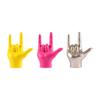 Love You Finger Gesture Statue Figurine Rock On Hand Sculpture Art Work Crafts for Cabinet Desk Display Home Decor Gift