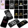 Queen King Couple Novelty Fundas Cover Phone Case for Apple iPhone 16 15 14 Plus 13 12 Mini 17 Pro Max + ProMax 16E Air 15+